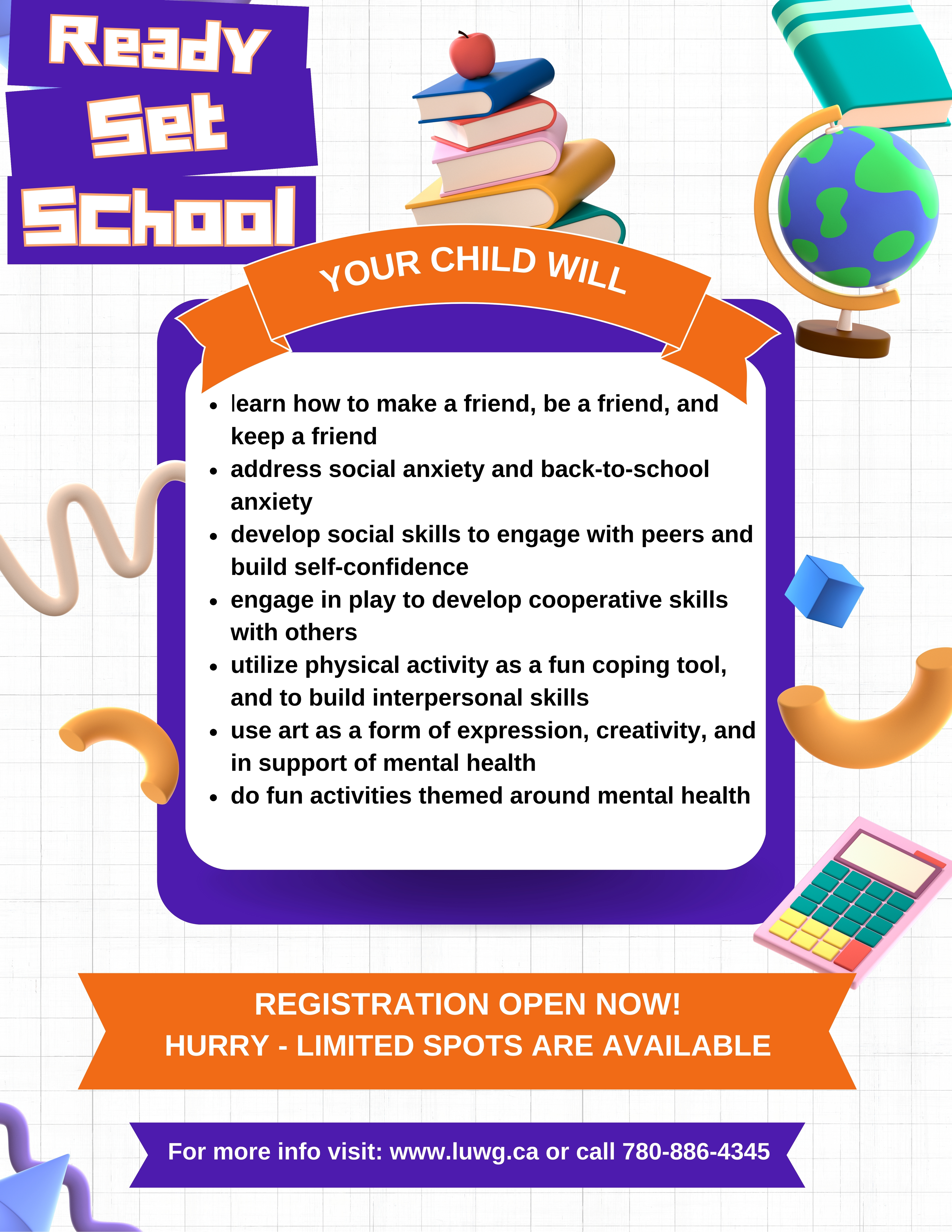 school camp, anxiety school, children group therapy