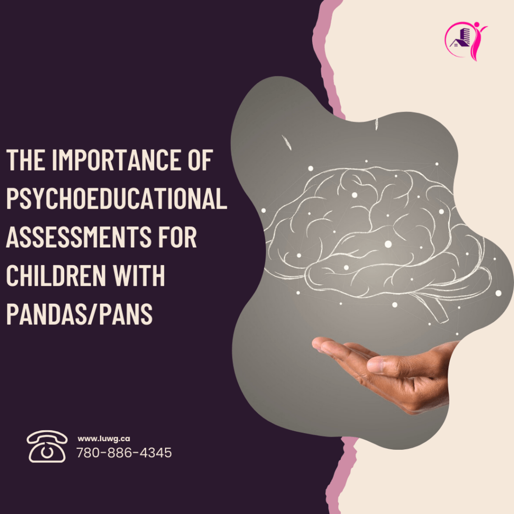 Psychoeducational assessment, pandas/pans,